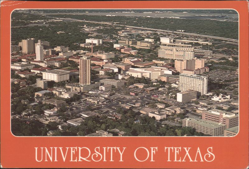 University of Texas, Aerial View Austin Bill Ging