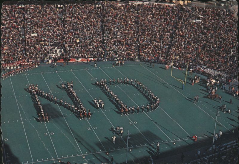 Band of the Fighting Irish, 'ND' Formation, Cotton Bowl Dallas Texas
