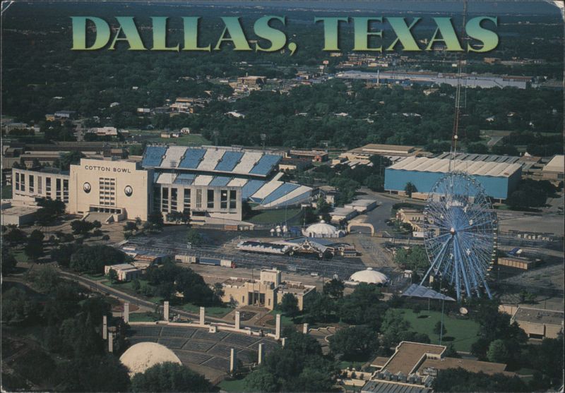 Dallas, Texas - Fair Park, Cotton Bowl & Ferris Wheel