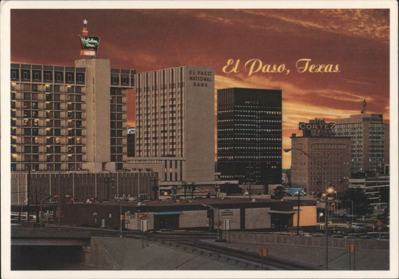 El Paso, Texas Skyline at Dusk Mac Miller