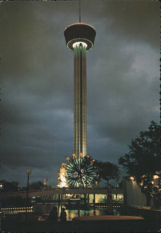 The Tower of the Americas at Night, San Antonio Texas