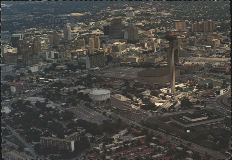 A Skyline of Modern San Antonio, Texas The Alamo City