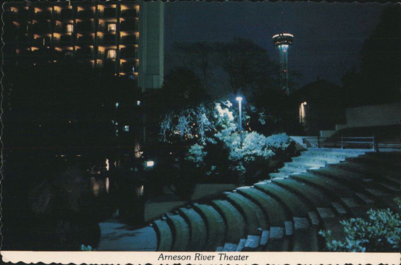 Arneson River Theater at Night San Antonio Texas Transparencies Unlimited