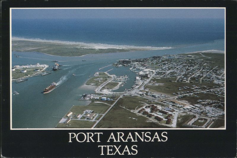 Aerial View of Port Aransas, Texas Frank Whaley