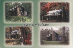 Rose River Cabin, Graves' Mountain Lodge Postcard