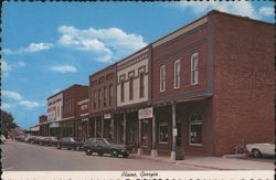 Street Scene, Plains, Georgia, 1976 Postcard