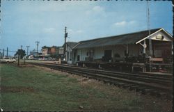 The Railroad Depot, Plains, Georgia Postcard