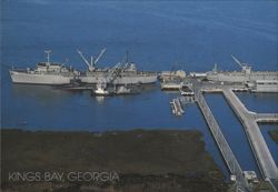 Kings Bay Naval Submarine Base, St. Marys, GA Postcard