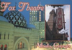 Fox Theatre, Atlanta, Georgia Postcard