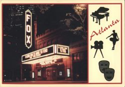 Fox Theatre, Atlanta - 'A Good Man Is Hard To Find' Postcard
