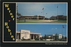 Warner Robins Municipal & Houston County State Court Complex Postcard