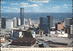 Downtown Atlanta Skyline, Omni Arena & Hotels Postcard