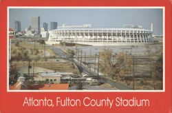 Atlanta, Fulton County Stadium Postcard