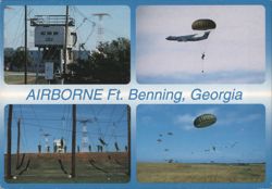 AIRBORNE Ft. Benning, Georgia Postcard