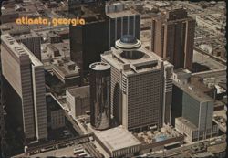 Aerial View of Downtown Atlanta, Georgia Postcard