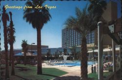 Greetings from Las Vegas: Desert Inn Pool Postcard