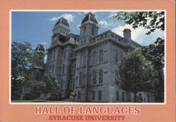 Hall of Languages, Syracuse University Postcard