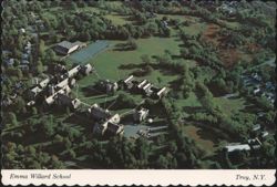 Aerial View, Emma Willard School Campus Postcard