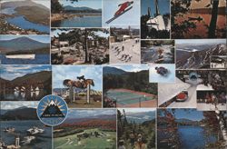 Famous Lake Placid, N.Y. - Multi-View Collage Postcard