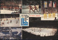 XIII Olympic Winter Games Lake Placid 1980 Olympic Arenas Postcard