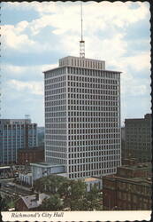 Richmond's City Hall Postcard