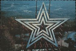 Roanoke, Virginia's Famous Star Postcard