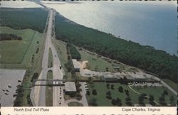 North End Toll Plaza, Chesapeake Bay Bridge-Tunnel Postcard