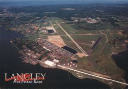 Langley Air Force Base, Virginia Postcard