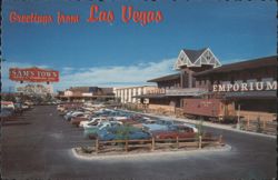 Greetings from Las Vegas: Sam's Town and Western Emporium Postcard