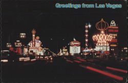 Greetings from Las Vegas, "On the Strip" Postcard