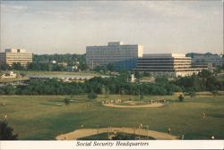 Social Security Headquarters Postcard