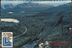 Olympic Ski Jumps, 1980 Winter Games, Lake Placid, NY Postcard