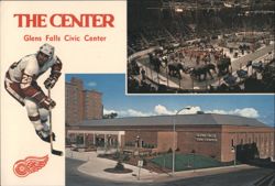 The Center, Glens Falls Civic Center - Hockey & Circus Postcard