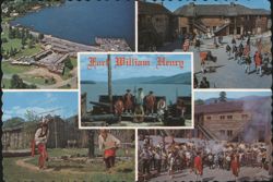 Fort William Henry, Lake George Postcard