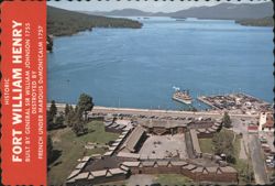 Historic Fort William Henry, Lake George, NY Postcard