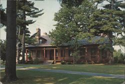 Clarkson College—Woodstock Lodge Postcard