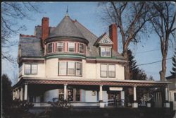 The Christmas House, Queen Anne Victorian Mansion Postcard