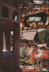 Gasho of Japan, Authentic Japanese Farmhouse & Gardens Postcard