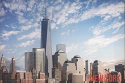 One World Trade Center, New York City Skyline Postcard