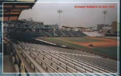 Keyspan Ballpark at New York Postcard