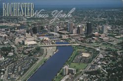 Aerial View of Rochester, New York Postcard
