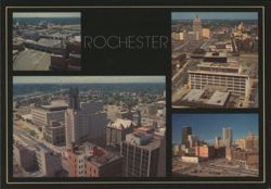 Rochester, Four Aerial Views Postcard
