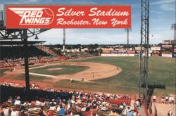 Silver Stadium, Home of the Rochester Red Wings Postcard