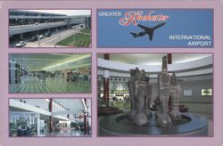 Greater Rochester International Airport Scenes Postcard