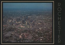 Bird's-eye view of Rochester Postcard
