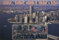 Honor Our Heroes - World Trade Center Postcard