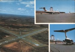 Edwin A. Link Field, Binghamton, N.Y. Postcard