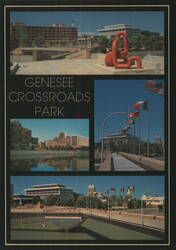 Genesee Crossroads Park Rochester New York Chrome Postcard Postcard