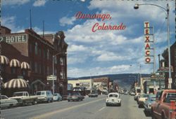 Main Street, Durango, Colorado Postcard