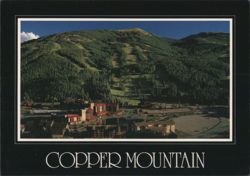 Copper Mountain Resort and Ski Slopes Postcard